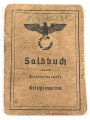 Soldbuch Kriegsmarine, ausgestellt 19. Mai 1941, Unvollständig, Wasserschaden, verliehene Ehrenzeichen leider nicht lesbar