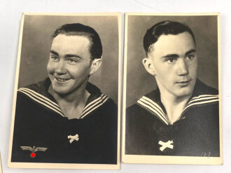 Kriegsmarine Wehrpaß, eingestellt am 14.4.1939 bei 8.Schiffsstammabteilung Leer.