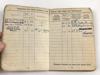 Soldbuch Heer, ausgestellt am 28. September 1943 bei Landes Schützen Ersatz und Ausbildungs Btl. 4.