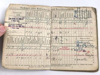 Soldbuch Heer, ausgestellt am 28. September 1943 bei Landes Schützen Ersatz und Ausbildungs Btl. 4.