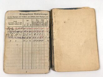 Soldbuch Heer, ausgestellt  am 15. Juli 1941 bei Infanterie Ersatz Batl. 17.