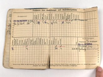 Soldbuch Heer, ausgestellt  am 15. Juli 1941 bei Infanterie Ersatz Batl. 17.