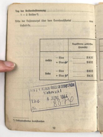 Soldbuch Heer, eingestellt am 27.9.39 bei Fahr Ersatz Schwadron 79.