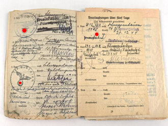 Soldbuch Heer, eingestellt am 27.9.39 bei Fahr Ersatz Schwadron 79.