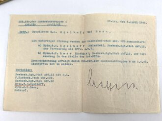 Soldbuch Heer, eingestellt am 27.9.39 bei Fahr Ersatz Schwadron 79.