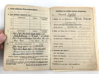 Soldbuch Heer, eingestellt am 27.9.39 bei Fahr Ersatz Schwadron 79.