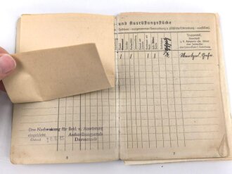 Soldbuch Heer, eingestellt am 27.9.39 bei Fahr Ersatz Schwadron 79.