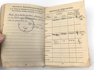 Soldbuch Heer, eingestellt am 27.9.39 bei Fahr Ersatz Schwadron 79.