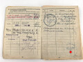 Soldbuch Heer, eingestellt am 27.9.39 bei Fahr Ersatz Schwadron 79.