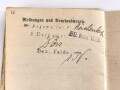 Hessen, Militärpaß eines Angehörigen im Landwehr Infanterie Regiment No. 118. Frankreichfeldzug,