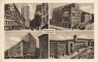 Ansichtskarte "Hochbauten in Stuttgart"