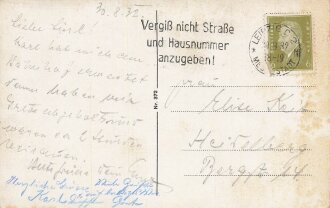 Ansichtskarte "Leipzig" datiert 1932