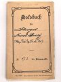 1. Weltkrieg, Soldbuch ausgestellt 1917