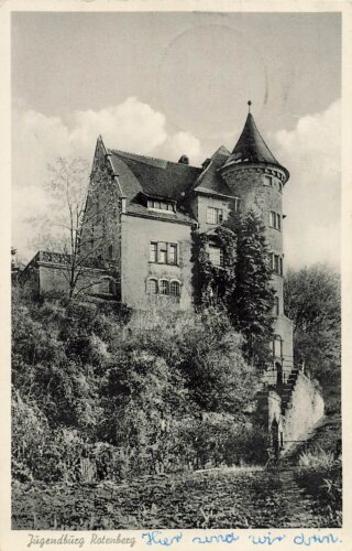 Ansichtskarte "Jugendburg Rotenberg"