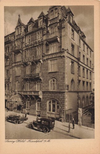 Ansichtskarte "Savoy Hotel Frankfurt am Main"