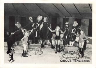 Ansichtskarte "Zur Erinnerung an den Circus Renz Berlin"