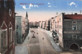 Ansichtskarte "Mühldorf a. Inn. - Hauptplatz