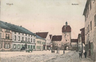 Ansichtskarte "Vilseck - Marktplatz"