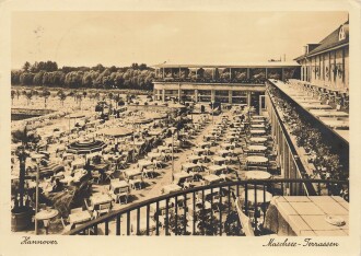 Ansichtskarte "Hannover Maschsee Terrassen"