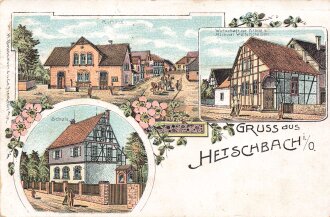Ansichtskarte "Gruss aus Hetschbach i./o."