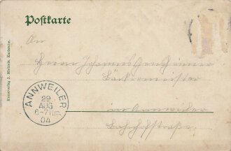 Ansichtskarte "Karlsruhe Rheinhafen" datiert 1940