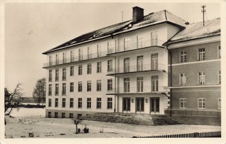 Ansichtskarte "Weißenhorn Schwaben-Krankenhaus"