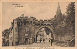 Ansichtskarte "Merseburg - Krummes Tor"