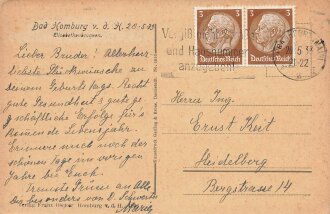 Ansichtskarte "Bad Homburg - Elisabethenbrunnen"