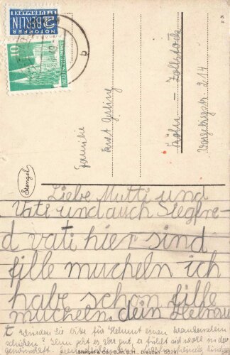 Ansichtskarte "Borkum - Strand"