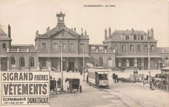 Ansichtskarte "Dunkerque - La Gare"