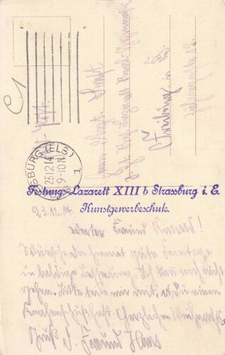 Ansichtskarte "Strassburg"