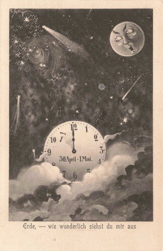 Ansichtskarte "Erde,- wie wunderlich siehst du mir aus"