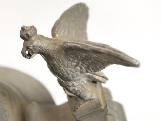 Preußen, Reservistenkrug eines Angehörigen im "1. Garde Ulanen Regiment Potsdam 1901-04" Guter Gesamtzustand, gebrauchsspuren, ungereinigtes Stück
