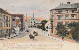 Ansichtskarte "Ingolstadt - Donaustr."
