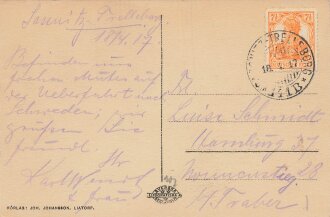 Ansichtskarte "Svenska angfarjan -...