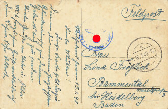 Ansichtskarte "Wilhelmshaven Molenkopf" datiert...