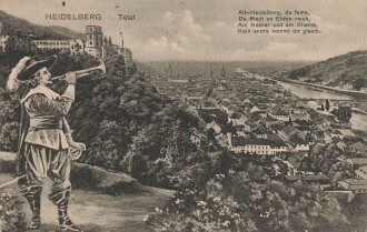 Ansichtskarte "Heidelberg", datiert 1916