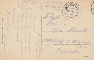 Ansichtskarte "Heidelberg", datiert 1916