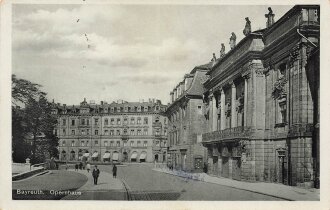Ansichtskarte "Bayreuth - Opernhaus" datiert 1943