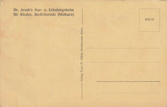 Ansichtskarte "Dr. Arndts Kur und Erholungsheim...