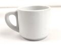 Reichsarbeitsdienst, Kantinenporzellan große Kaffeetasse, Hersteller Hutschenreuther Selb Bavaria 1938, Gesamthöhe 10cm und Durchmesser 10,5cm, gebraucht
