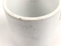 Reichsarbeitsdienst, Kantinenporzellan große Kaffeetasse, Hersteller Hutschenreuther Selb Bavaria 1938, Gesamthöhe 10cm und Durchmesser 10,5cm, gebraucht