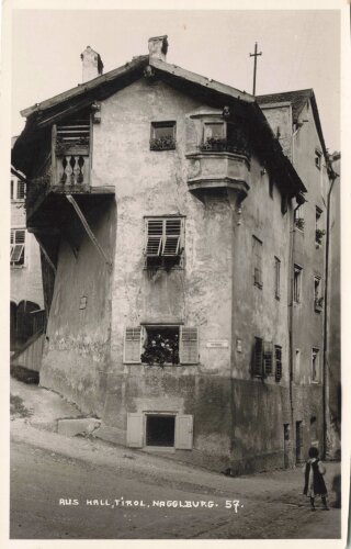 Ansichtskarte "Aus Hall, Tirol Nagglburg 57"