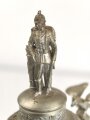 Preußen, Reservistenkrug eines Angehörigen im "3. Garde Regiment zu Fuß Berlin 1908-10" Guter Gesamtzustand mit leichten Gebrauchs- und Altersspuren