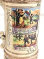 Preußen, Reservistenkrug eines Angehörigen im "3. Garde Regiment zu Fuß Berlin 1908-10" Guter Gesamtzustand mit leichten Gebrauchs- und Altersspuren