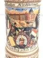 Preußen, Reservistenkrug eines Angehörigen im "3. Garde Regiment zu Fuß Berlin 1908-10" Guter Gesamtzustand mit leichten Gebrauchs- und Altersspuren
