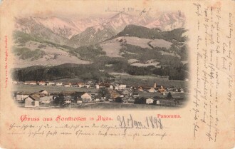 Ansichtskarte "Gruss aus Sonthofen in Algäu