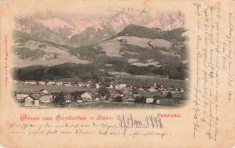 Ansichtskarte "Gruss aus Sonthofen in Algäu