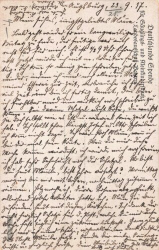 Ansichtskarte "In unseren Kindern liegt Deutschlands...