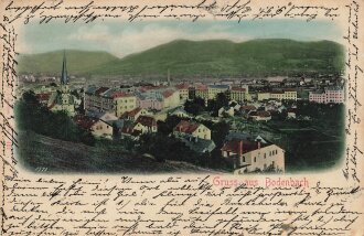 Ansichtskarte "Gruss aus Bodenbach"